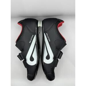 Peloton Cycling Shoes Indoor Exercise Bike Black Red Size 40